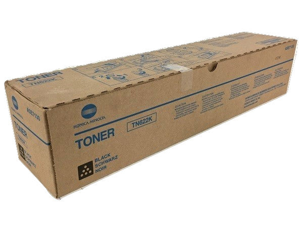 Genuine Konica Minolta TN-622K (A5E7130) Black Toner Cartridge