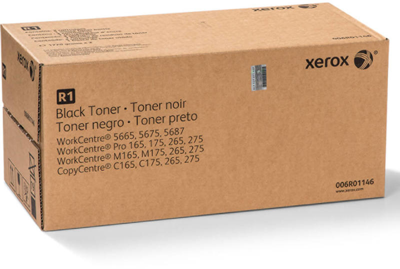 Xerox 006R01146 (R1) Standard Yield Black Toner Cartridge - 2 Per Box