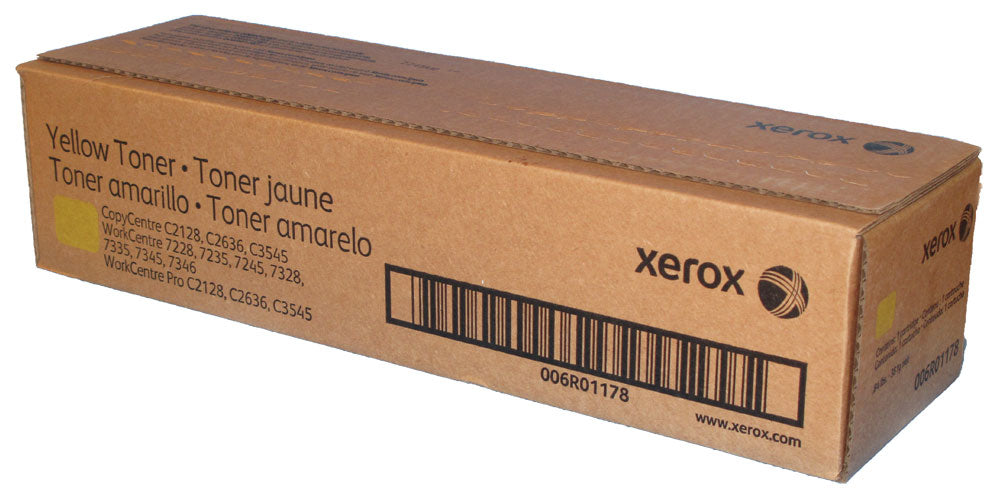 Xerox 006R01178 (6R1178) Standard Yield Yellow Toner Cartridge