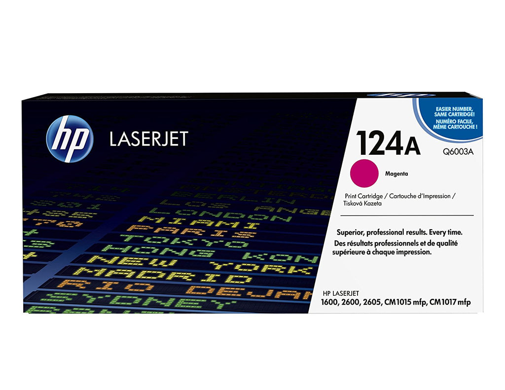 HP Q6003A (124A) Standard Yield Magenta Original Toner Cartridge