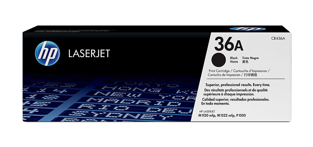 HP CB436A (36A) Standard Yield Black Toner Cartridge