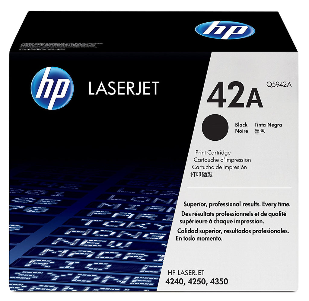 HP Q5942A (42A) Black Original LaserJet Toner Cartridge