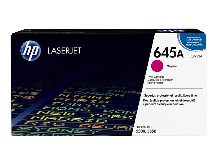 HP C9733A (645A) Standard Yield Magenta Toner Cartridge