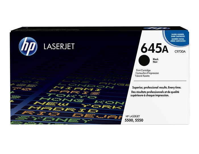 HP C9730A (645A) Standard Yield Black Toner Cartridge