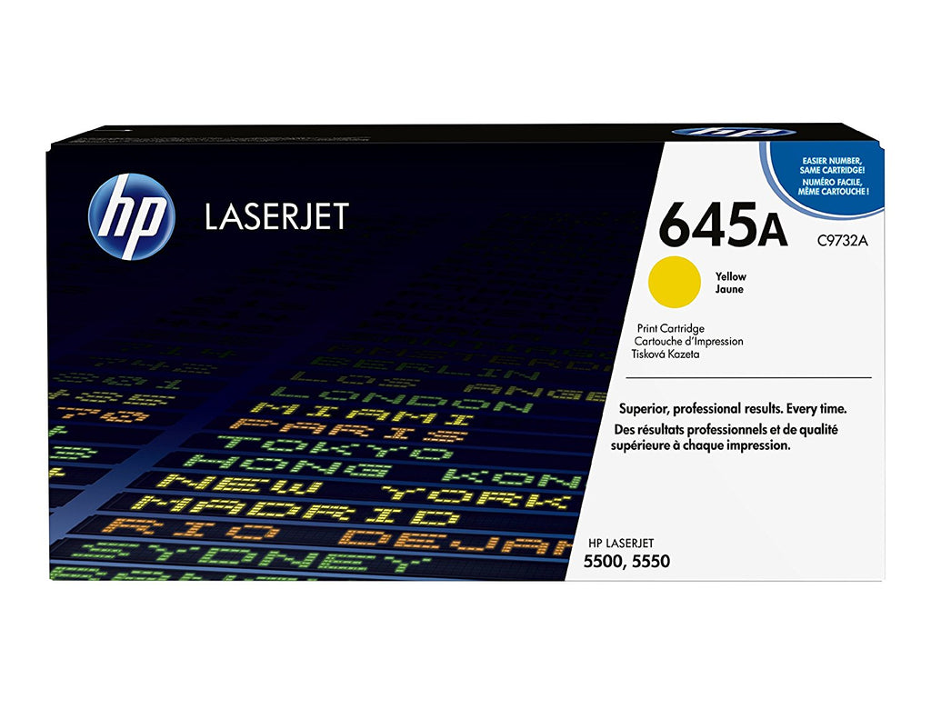 HP C9732A (645A) Standard Yield Yellow Toner Cartridge