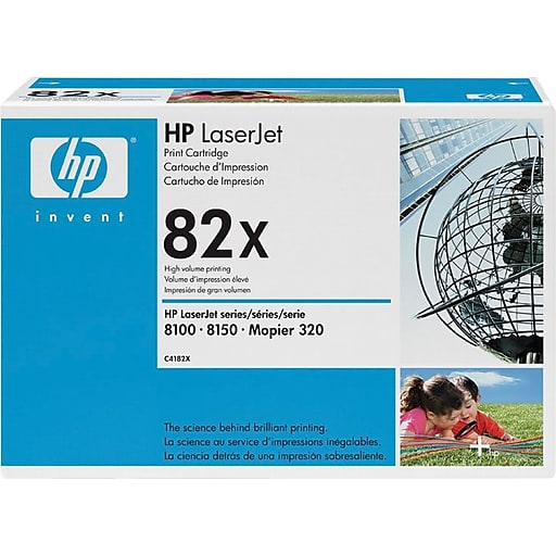 HP C4182X (82X) Black High Yield LaserJet Toner Cartridge