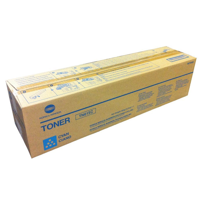 Konica Minolta A1DY430 Cyan Toner Cartridge (TN615C, TN-615C)