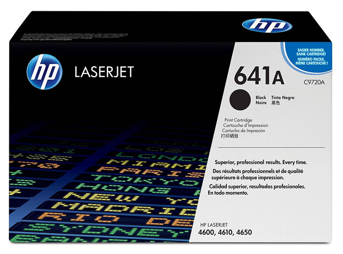 HP C9720A (641A) Black Laserjet Toner Cartridge