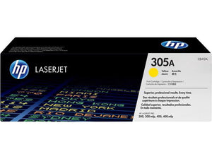 HP 305A (CE412A) Standard Yield Yellow LaserJet Toner Cartridge