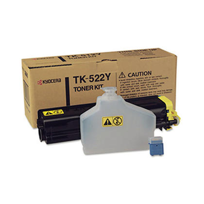 Kyocera TK-522Y Yellow Toner Cartridge