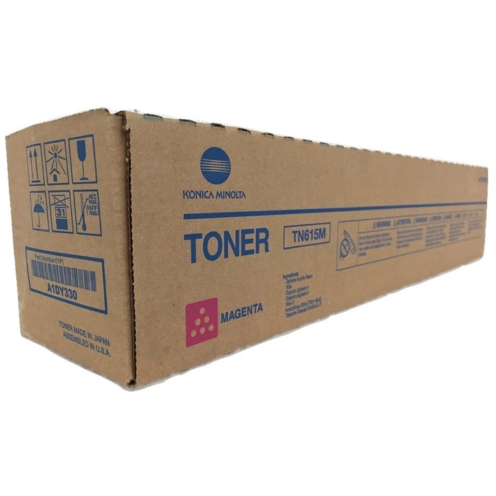 Konica Minolta A1DY330 Magenta Toner Cartridge (TN615M, TN-615M)