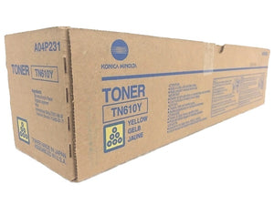 Konica Minolta A04P231 High Yield Yellow Toner Cartridge (TN-610Y, TN610Y)