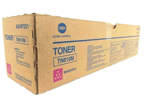 Konica Minolta A04P331 High Yield Magenta Toner Cartridge (TN610M, TN-610M)