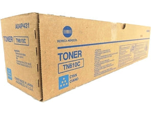 Konica Minolta High Yield Cyan Toner Cartridge (TN610C, TN-610C)