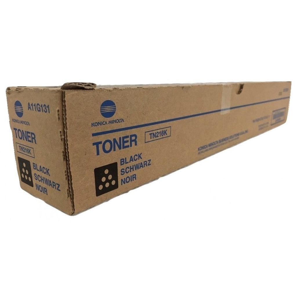 Konica Minolta A11G131 Standard Yield Black Toner Cartridge (TN-216K)