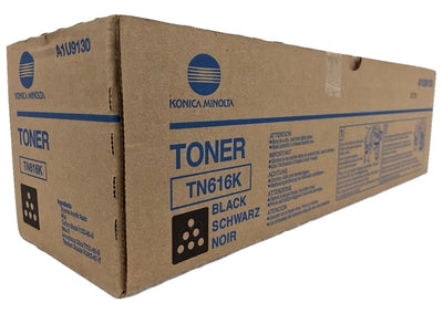 Konica Minolta Black Toner Cartridge (A1U9130, TN-616K)