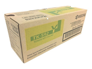 Genuine Kyocera TK592Y Yellow Toner Cartridge