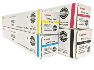 Canon GPR-33 Toner Cartridge Set for Canon ImageRunner C7055, C7065, C7260, C7270