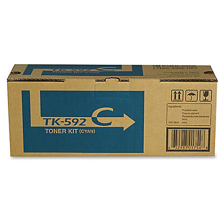 Kyocera TK-592C Cyan Toner Cartridge