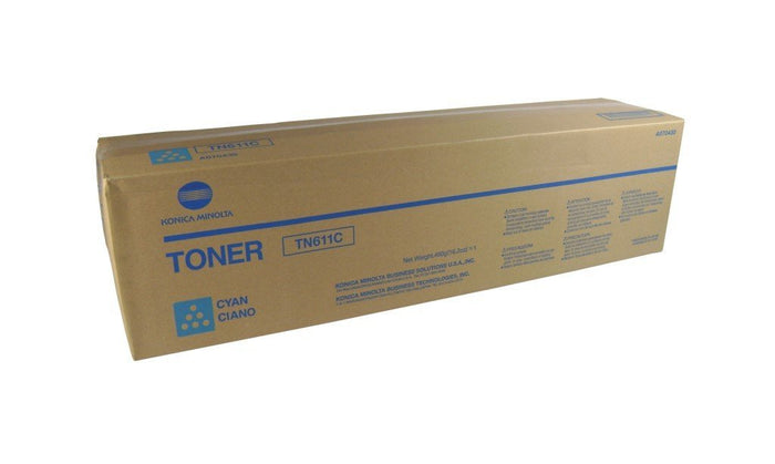 Konica Minolta A070430 (TN611C) Cyan Toner Cartridge